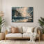 Coastal Pacific Coast Black Metal Wall Art-1501018114