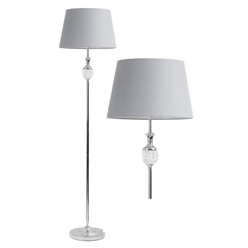 Labbe 158cm Traditional Floor Lamp Set