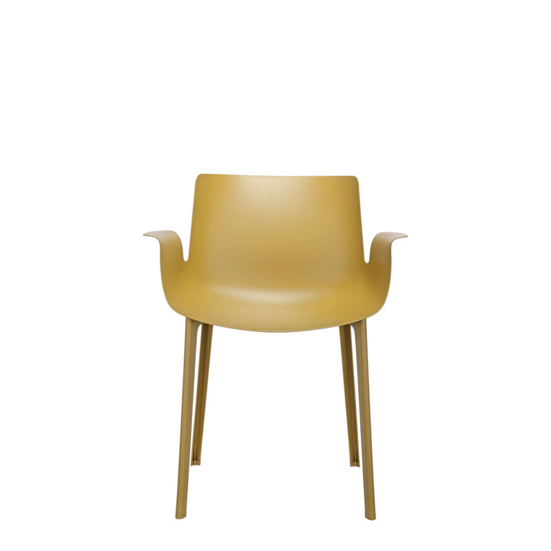 Outdoor Dining Armchair, Mustard