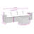  5 Piece Patio Sofa Set With Cushions Grey Poly Rattan (US Only)