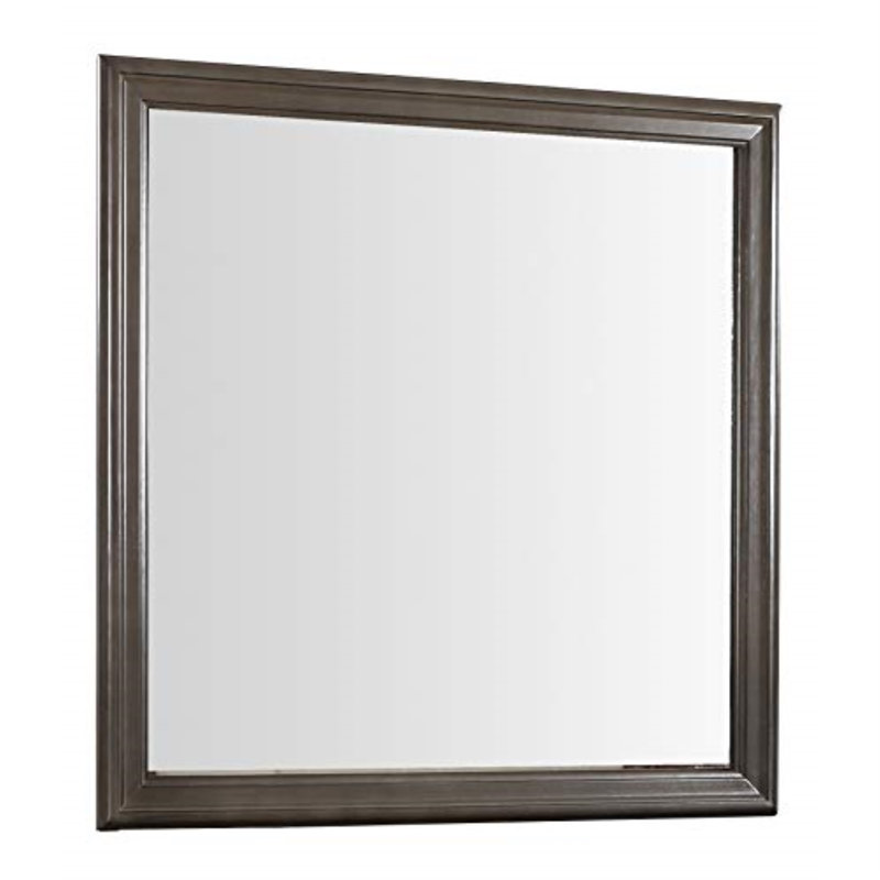 Wall Mirror, Gray