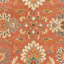 Tapis oriental en laine touffeté à la main terre cuite / orange / sauge poussiéreux Aaron-1684364089