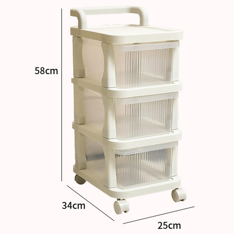 58cm H x 25cm W Utility Cart