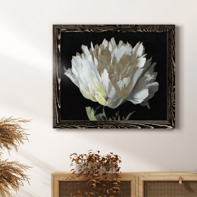 Pivoine blanche - Reproduction d'art sur toile encadrée