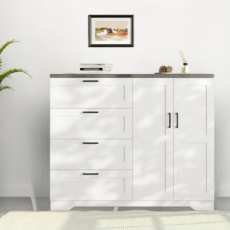 4 Drawer 50Cm W Solid Wood Dresser
