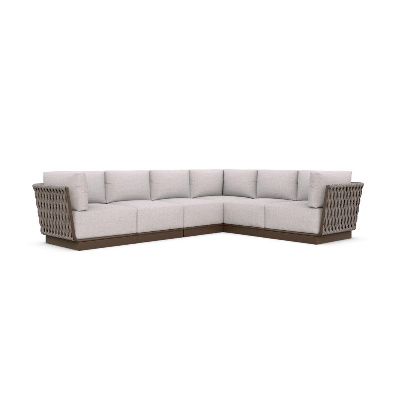 Maui 6-Pc Sectional Sofa + Fawn Cushion