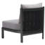 Chaise de patio avec coussins Dijon