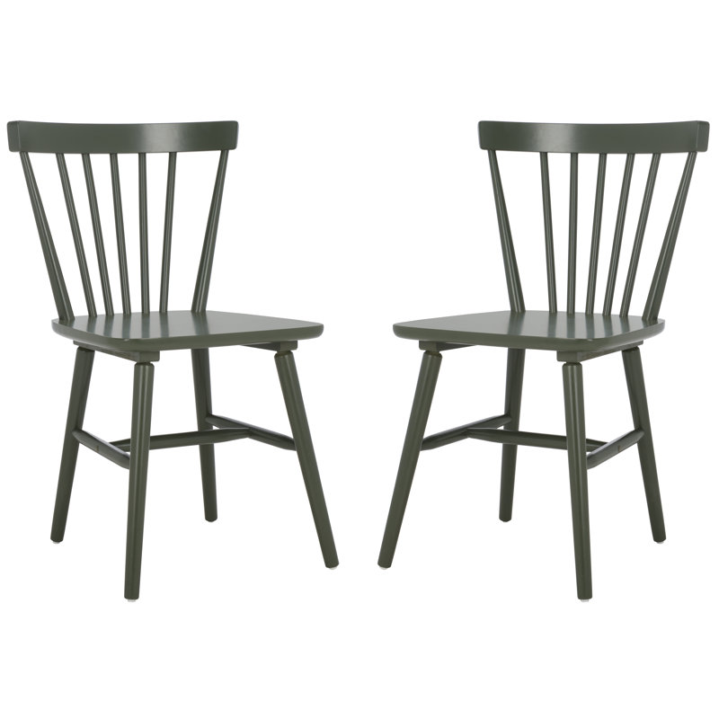 Antoya 17.83'' H Solid Wood Side Chair, Dusty Green