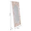 Montana Wood Flat Floor Mirror