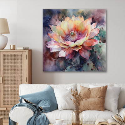 Rozeena " Pink Green Cactus Scenery "