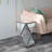 Hibi Mirrored Glass Top End Table