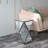 Multi-faceted Geometric Symmetrical End Table