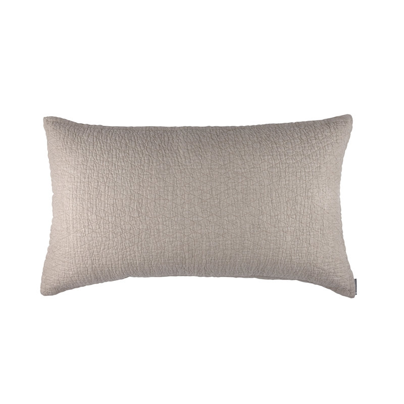 Dawn Luxe Pillow Cover & Insert, King, Beige