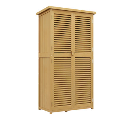 Wooden Outdoor Storage Cabinet