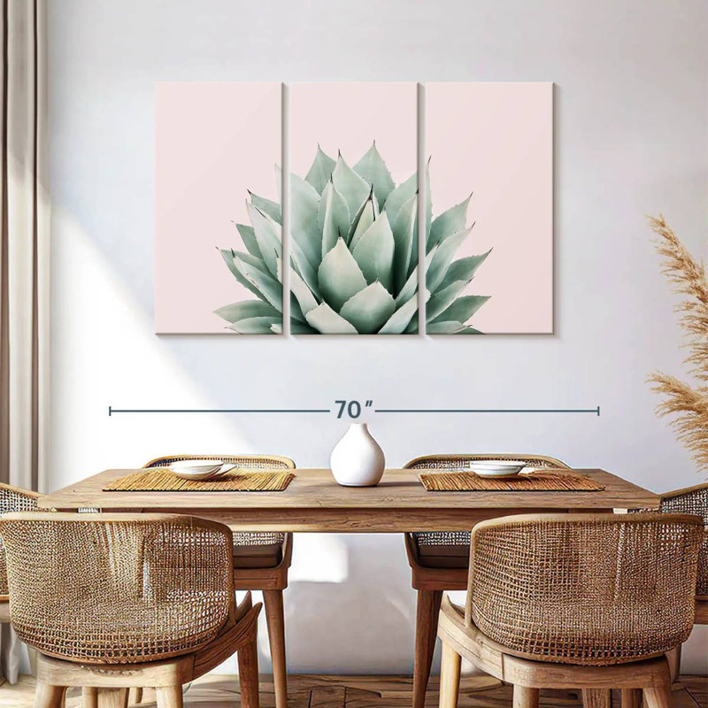 Harnek Blush Agave, 36" H x 57" W