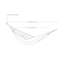 Hamac double 2 personnes en jacquard - Vagues blanches