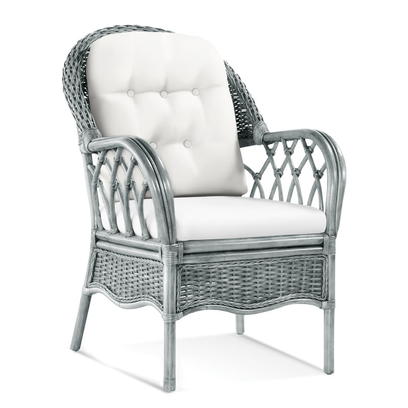 Chaise avec accoudoirs rembourrée Everglade, Ivoire Elite; 0321-91, Pacific