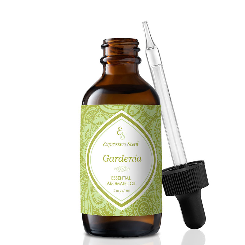 Huile essentielle parfumée pour maison 2 oz Expressive Scent (glace noire), Gardenia