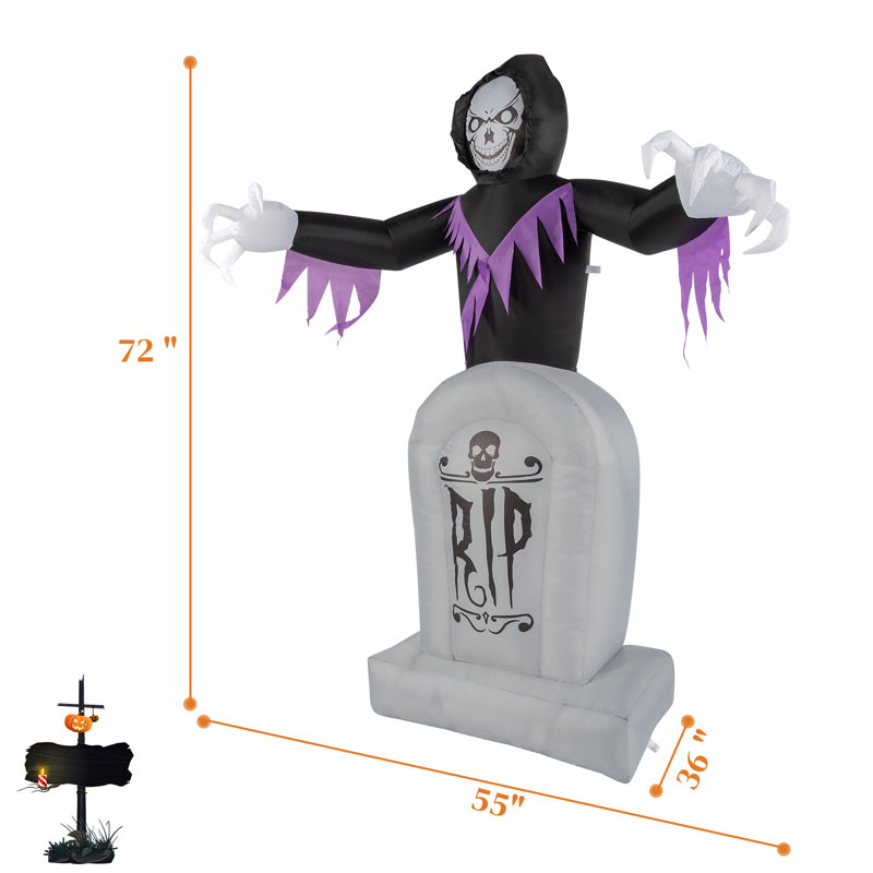 Denio Grave Scene avec Grim Reaper