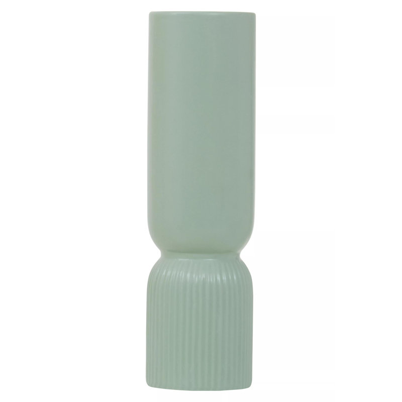 Antto Earthenware Table Vase, Green