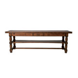 Console en bois massif 96,4566 po Venerie