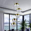 Lustre intégré à DEL réglable en hauteur et à 5 lumières Ravello-65216909