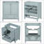 Base de meuble-lavabo simple 29,5 po seulement en bleu sarcelle