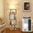 Codrina 59" Bookcases with LED Light and Remote Control, 3 Color Temperature Column Floor Lamp-1427637258