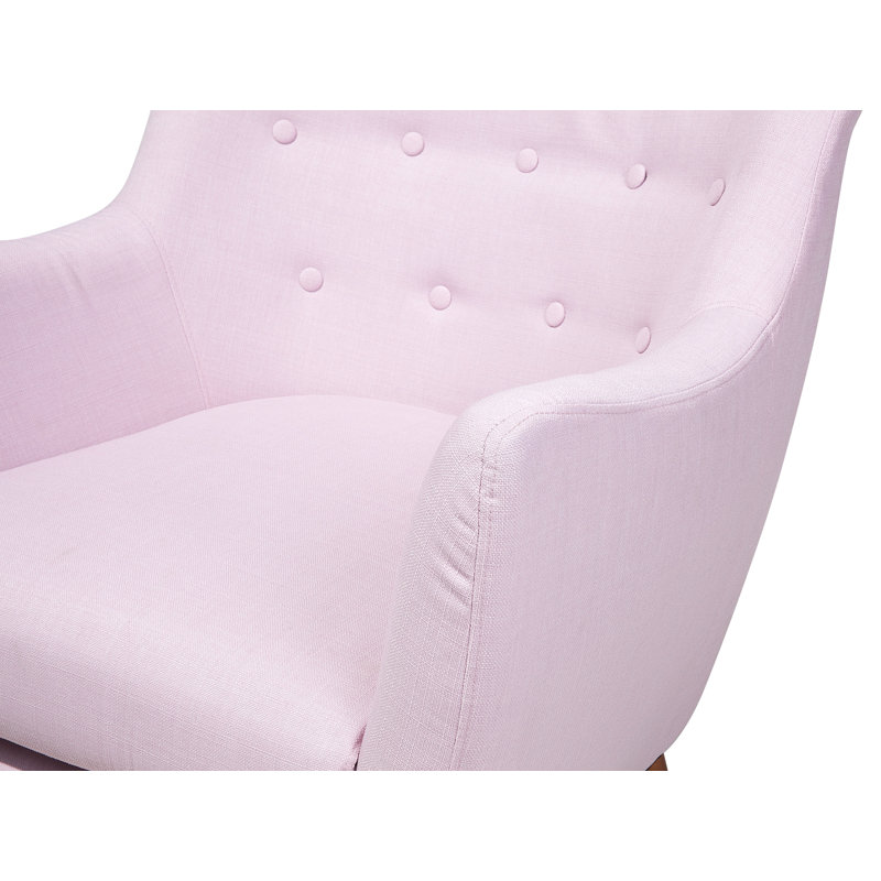 Carvajal Upholstered Armchair, Pink