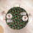 Bungalow Rose Leaf Print Fitted Round Tablecloth Diameter Multicolor-1904829802