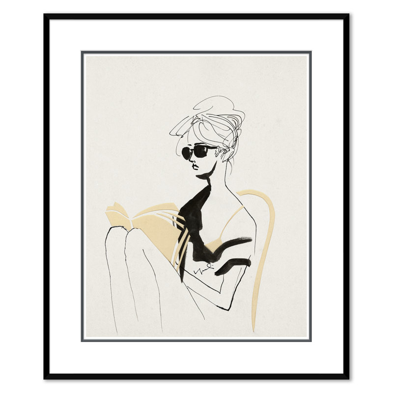 A Casual Read Giclee Print by Yuki Osada
