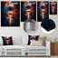 Orange orange, merveilles universelles - impression sans cadre sur métal-1814586381