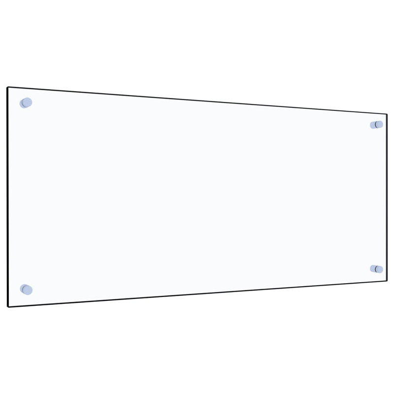Howland Glass Peel and Stick Field Tile, Transparent, 40cm H x 90cm W
