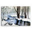 «Snow Trees» par Arie Reinhardt Taylor, art mural en verre acrylique,-1692156703