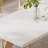 White sintered stone solid wood dining table-108287865