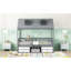 Structure de lit simple en bois, gris-616246237-616246238