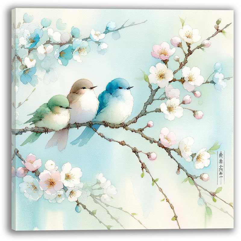 " Spring Harmony ", 20" H x 20" W x 1.5" D