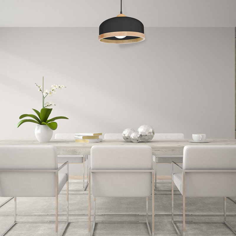 Bridget 1 - Light Dome Pendant, Black