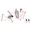Stainless Steel Bartender Set, Cocktail Bartender Set, With Martini Set, Double Measuring Cup, Mixing Spoon, Wine Bottle, Mud Stick, Strainer And Ice