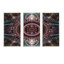"Futuristic Steampunk Time Machine", impression sur toile encadrée flottante 3 pièces-1110040065-1110040077