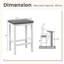Tabouret de comptoir 24 po Bernise-1261773920-1261773921