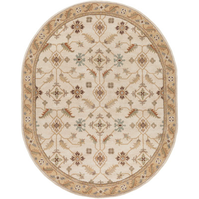 BuckHill Hand Tufted Wool Floral Indoor Rug