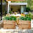 Large Rectangular Planter - Metal Rectangular Planter Box with Drainage Holes for Indoor and Outdoor Use-793186020