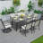 Cloutan 6 - Person Rectangular Outdoor Dining Set With Flex Comfort Chair