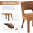Upholstered Dining Side Chairs Set of 4-705286537