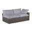 Montecito 75.25" Wide Outdoor Wicker Left Hand Facing Loveseat with Cushions-1977778214-1977792779-1977778404