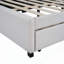 Lit de jour rembourré polyvalent avec rangement et fabrication robuste pour la maison