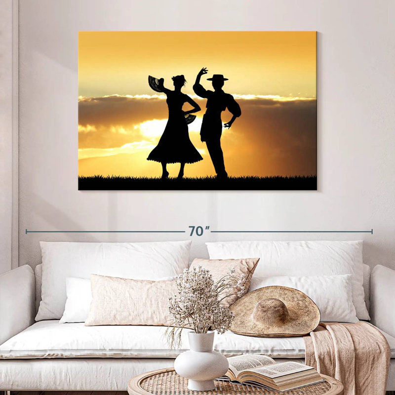 Enn Flamenco Dancers, 32" H x 48" W
