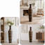 Vase de plancher 39,4 pouces de hauteur avec finition dégradée brune