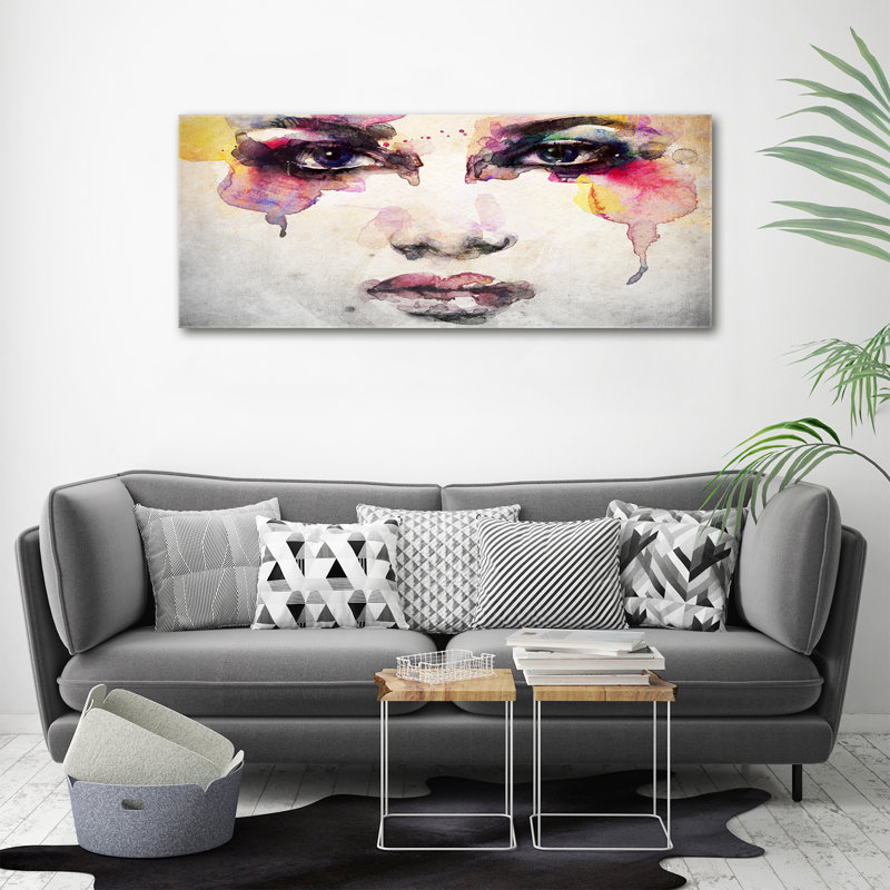 Portrait of a Woman 1 Piece Wall Art on Canvas